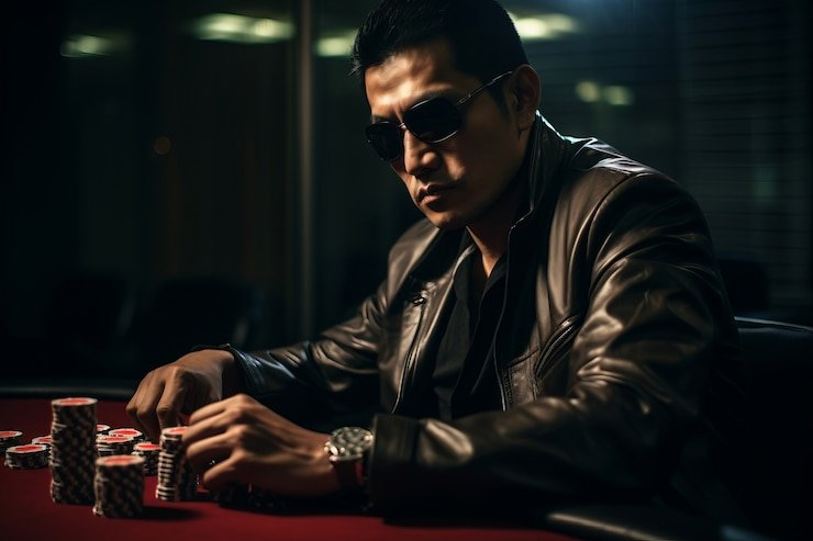 Antarmuka blackjack live dengan dealer dan meja kartu